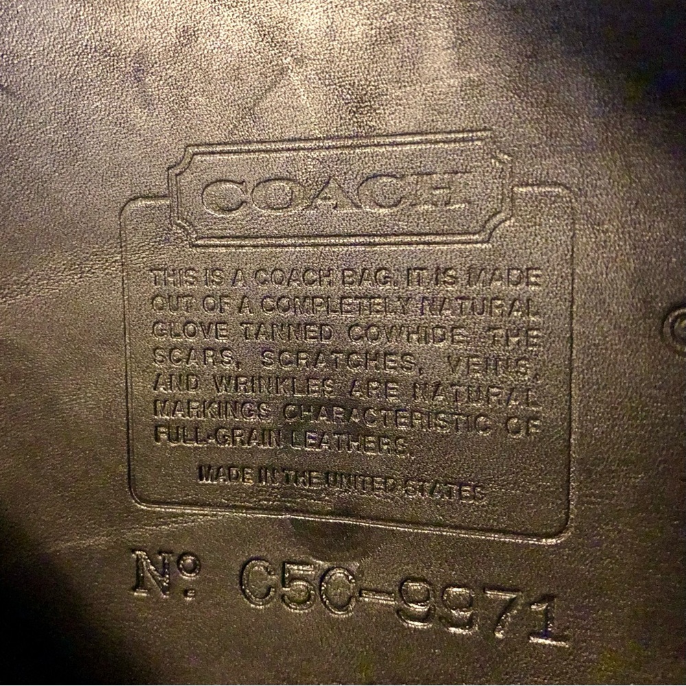 Coach Vintage Mens Turnlock Clutch 9971 - Picture 14 of 14